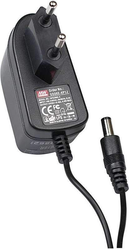 Mean Well GS06E Series GS06E-1P1J AC-DC Industrial Adaptor - Netzteil - AC 90 - 264/DC 127 - 370 V - 5 Watt - Europa von Mean Well