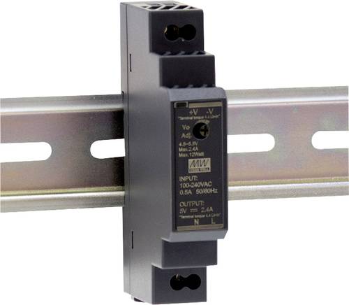Mean Well HDR-15-24 Hutschienen-Netzteil (DIN-Rail) 24 V/DC 0.63A 15.2W Anzahl Ausgänge:1 x Inhalt von Mean Well