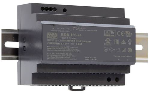 Mean Well HDR-150-15 Hutschienen-Netzteil (DIN-Rail) 15 V/DC 142.5W Anzahl Ausgänge:1 x Inhalt 1St. von Mean Well