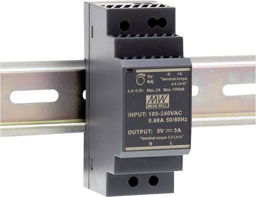 Mean Well HDR-30-24 Hutschienen-Netzteil (DIN-Rail) 24 V/DC 1.5 A 36 W Anzahl Ausgänge:1 x Inhalt 1 von Mean Well
