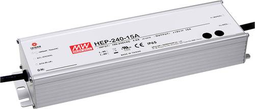 Mean Well HEP-240-15A AC/DC-Einbaunetzteil 15A 240W 15 V/DC offene Kabelenden 1St. von Mean Well