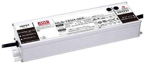 Mean Well HLG-185H-12AB LED-Treiber Konstantspannung 156W 6.5 - 13A 10.8 - 13.5 V/DC dimmbar, 3 in 1 von Mean Well
