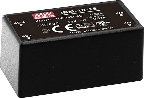 Mean Well IRM-10-5 AC/DC-Printnetzteil 5 V/DC 2A 10W von Mean Well