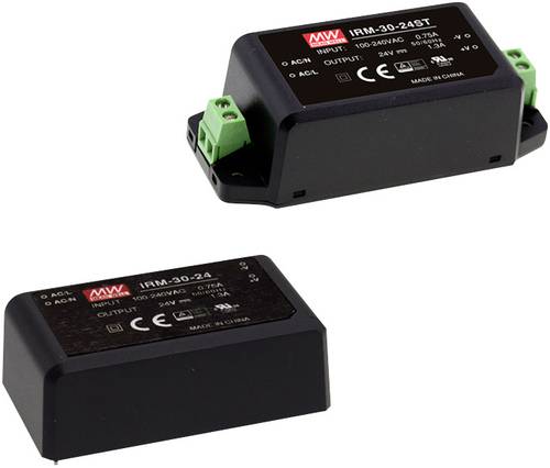 Mean Well IRM-30-12 AC/DC-Printnetzteil 12V 2500mA 30W Mean Well IRM-30-12 AC/DC-Printnetzteil 12V 2500mA 30W von Mean Well