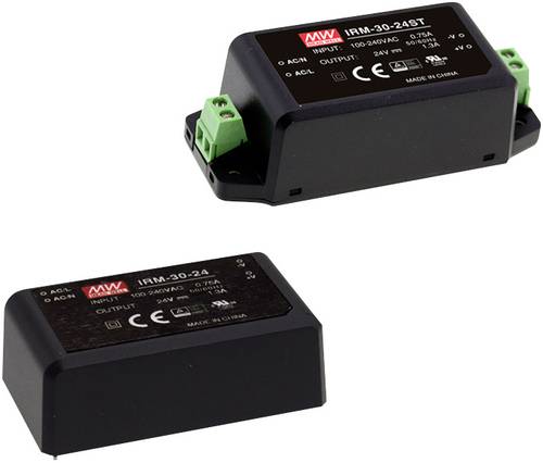 Mean Well IRM-30-12 AC/DC-Printnetzteil 12V 2500mA 30W von Mean Well