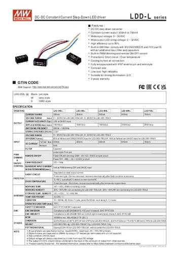 Mean Well LDD-300L DC/DC-Wandler, Print 15.6W Anzahl Ausgänge: 1 x Inhalt 1St. von Mean Well