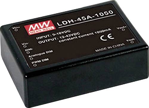 Mean Well LDH-45B-350W DC/DC-Wandler, Print 44.1W Anzahl Ausgänge: 1 x Inhalt 1St. Mean Well LDH-45B-350W DC/DC-Wandler, Print 44.1W Anzahl Ausgänge: 1 x Inhalt 1St. von Mean Well