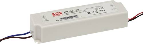 Mean Well LPC-35-1050 LED-Treiber Konstantstrom 31.5W 1.05A 9 - 30 V/DC nicht dimmbar, Überlastschu Mean Well LPC-35-1050 LED-Treiber Konstantstrom 31.5W 1.05A 9 - 30 V/DC nicht dimmbar, Überlastschu von Mean Well