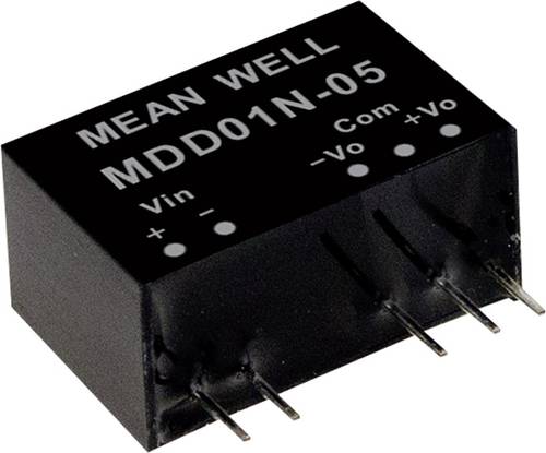 Mean Well MDD01L-15 DC/DC-Wandlermodul 34mA 1W Anzahl Ausgänge: 2 x Inhalt 1St. von Mean Well