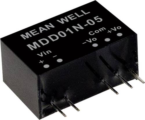 Mean Well MDD01M-12 DC/DC-Wandlermodul 42mA 1W Anzahl Ausgänge: 2 x Inhalt 1St. von Mean Well