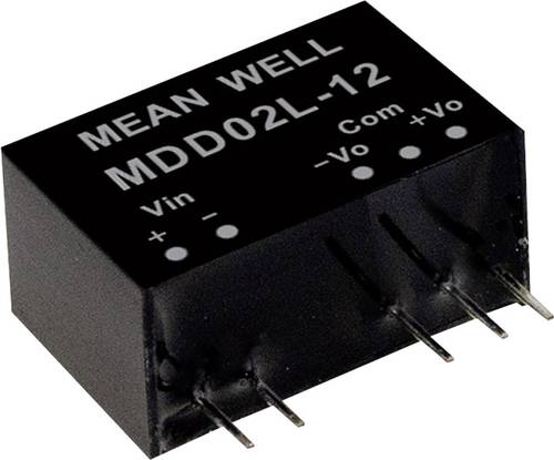 Mean Well MDD02L-15 DC/DC-Wandlermodul 67mA 2W Anzahl Ausgänge: 2 x Inhalt 1St. von Mean Well