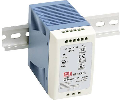 Mean Well MDR-100-48 Hutschienen-Netzteil (DIN-Rail) 48 V/DC 2A 96W Anzahl Ausgänge:1 x Inhalt 1St. von Mean Well