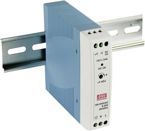 Mean Well MDR-20-24 Hutschienen-Netzteil (DIN-Rail) 24 V/DC 1A 24W Anzahl Ausgänge:1 x Inhalt 1St. von Mean Well