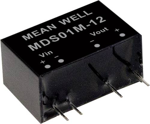 Mean Well MDS01L-12 DC/DC-Wandlermodul 84mA 1W Anzahl Ausgänge: 1 x Inhalt 1St. von Mean Well