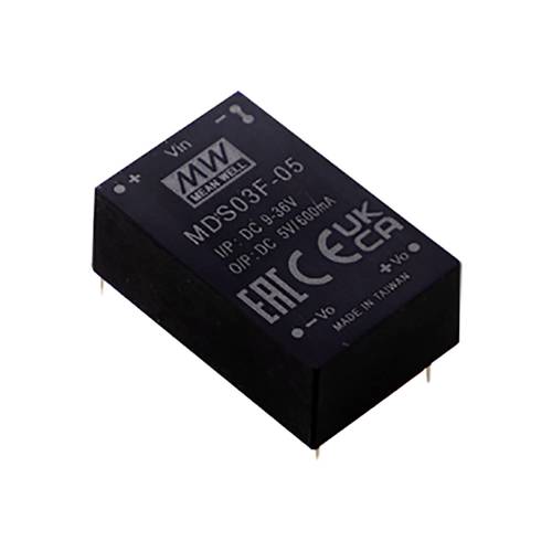 Mean Well MDS03G-12 DC/DC-Wandler, Print 250mA 3W Anzahl Ausgänge: 1 x Inhalt 1St. von Mean Well