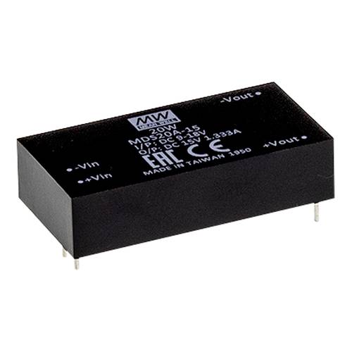 Mean Well MDS20C-24 DC/DC-Wandler 24V 0.833A 20W Anzahl Ausgänge: 1 x Inhalt 1St. Mean Well MDS20C-24 DC/DC-Wandler 24V 0.833A 20W Anzahl Ausgänge: 1 x Inhalt 1St. von Mean Well