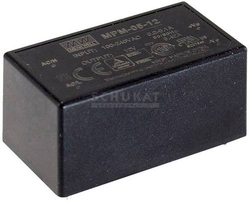 Mean Well MPM-05-24 AC/DC-Printnetzteil 24 V/DC 0.23A 5.1W von Mean Well