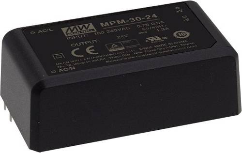 Mean Well MPM-30-24 AC/DC-Printnetzteil 24 V/DC 1.3A Mean Well MPM-30-24 AC/DC-Printnetzteil 24 V/DC 1.3A von Mean Well