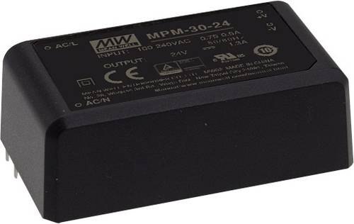 Mean Well MPM-30-24 AC/DC-Printnetzteil 24 V/DC 1.3A von Mean Well