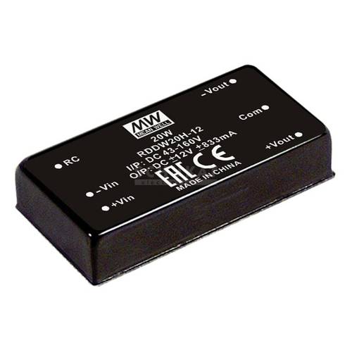 Mean Well RDDW20H-12 DC/DC-Wandler 1.833A 20W Anzahl Ausgänge: 2 x Inhalt 1St. von Mean Well