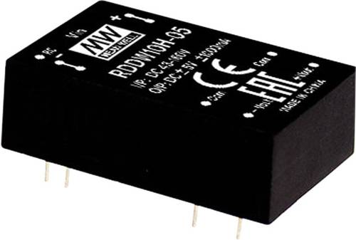 Mean Well RSDW10H-05 DC/DC-Wandler 2A 10W Anzahl Ausgänge: 1 x Inhalt 1St. von Mean Well