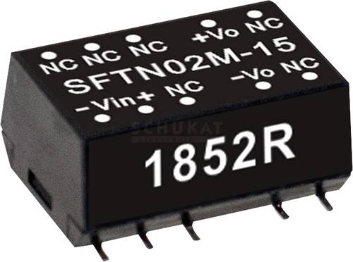 Mean Well SFTN02L-05 DC/DC-Wandlermodul 400mA 2W Anzahl Ausgänge: 1 x Inhalt 1St. Mean Well SFTN02L-05 DC/DC-Wandlermodul 400mA 2W Anzahl Ausgänge: 1 x Inhalt 1St. von Mean Well