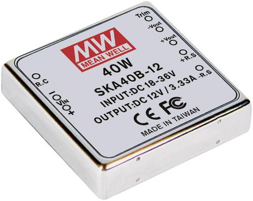 Mean Well SKA40C-05 DC/DC-Wandler 35W Anzahl Ausgänge: 1 x Inhalt 1St. Mean Well SKA40C-05 DC/DC-Wandler 35W Anzahl Ausgänge: 1 x Inhalt 1St. von Mean Well