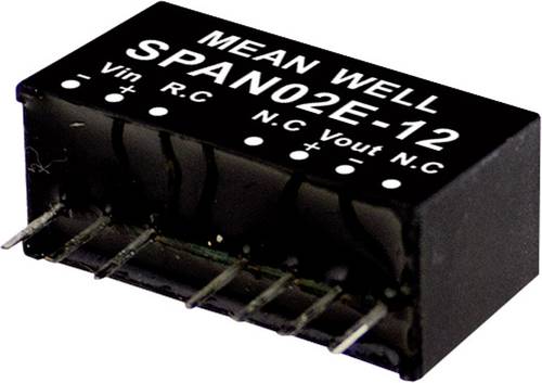 Mean Well SPAN02A-05 DC/DC-Wandlermodul 400mA 2W Anzahl Ausgänge: 1 x Inhalt 1St. von Mean Well