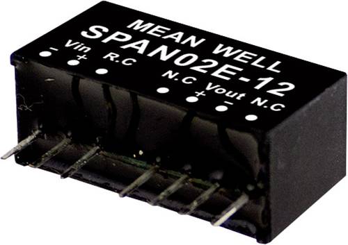 Mean Well SPAN02A-12 DC/DC-Wandlermodul 167mA 2W Anzahl Ausgänge: 1 x Inhalt 1St. von Mean Well