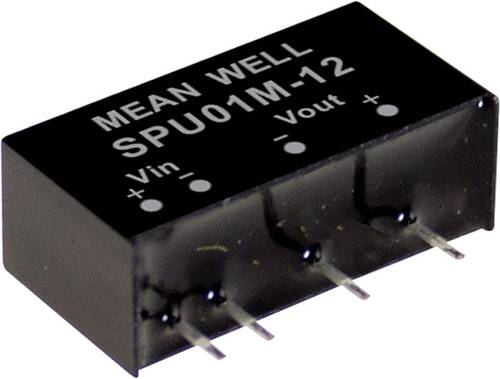 Mean Well SPU01N-05 DC/DC-Wandlermodul 200mA 1W Anzahl Ausgänge: 1 x Inhalt 1St. von Mean Well