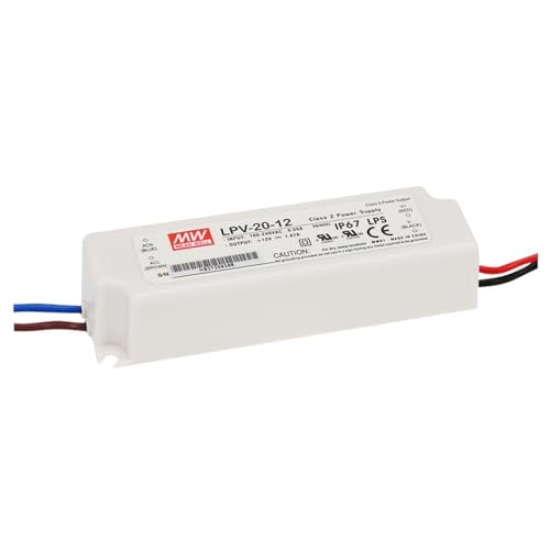 LED Netzteil 20W 24V 0,84A ; MeanWell, LPV-20-24 ; Schaltnetzteil von MeanWell