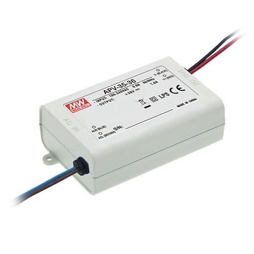LED Netzteil 36W 12V 3A; MeanWell, APV-35-12 von MeanWell
