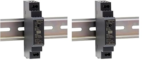 Mean Well DIN-Schienen-Netzteil, 15 W, 15 V, 1,0 A, MeanWell-Panel-Baugruppe (HDR-15-15) (Packung mit 2) von MeanWell