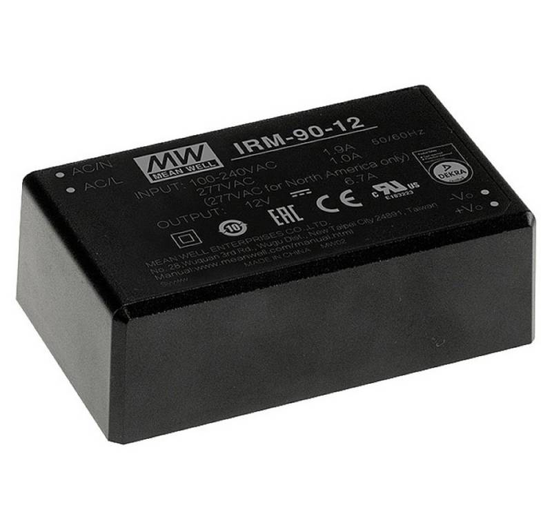 MeanWell Mean Well IRM-90-12ST AC/DC-Netzteilbaustein, geschlossen 12 V/DC 6.7 AC/DC-Einbaunetzteil von MeanWell