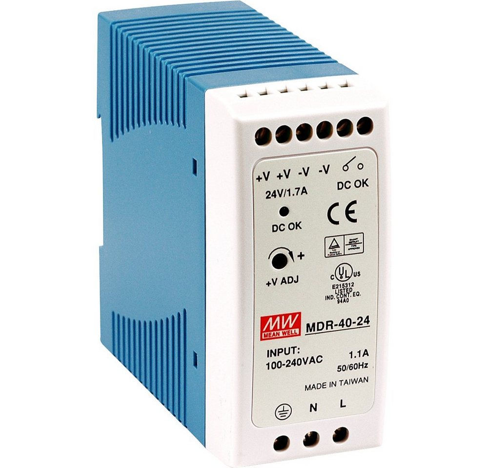 MeanWell Mean Well MDR-40-5 Hutschienen-Netzteil (DIN-Rail) 5 V/DC 6 A 30 W An Hutschienen-Netzteil von MeanWell