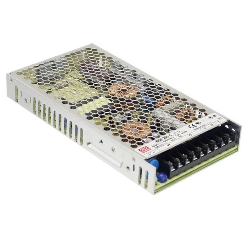 MeanWell Mean Well RSP-200-48 Schaltnetzteil 48 V/DC 4.2 A 201 W AC/DC-Einbaunetzteil von MeanWell