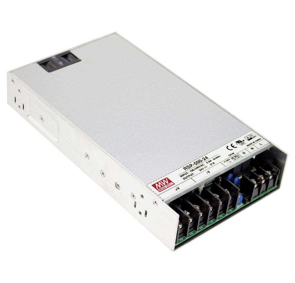 MeanWell Mean Well RSP-500-48 Schaltnetzteil 48 V/DC 10.5 A 504 W AC/DC-Einbaunetzteil MeanWell Mean Well RSP-500-48 Schaltnetzteil 48 V/DC 10.5 A 504 W AC/DC-Einbaunetzteil von MeanWell