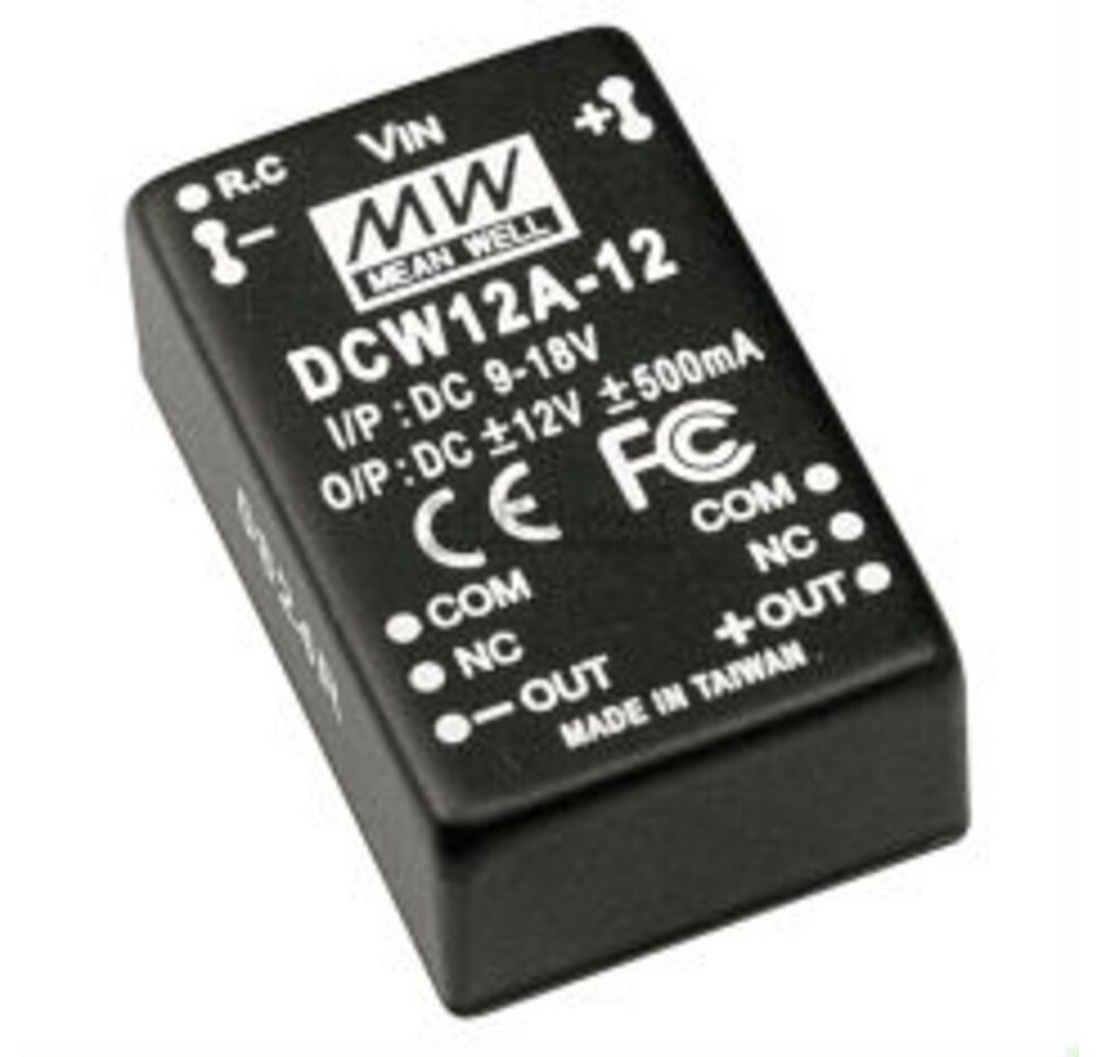 MeanWell Wechselrichter "DCW12A-12" 12V, 12W, Niedervolt, L31,8xH12,2xB20cm MeanWell Wechselrichter "DCW12A-12" 12V, 12W, Niedervolt, L31,8xH12,2xB20cm von MeanWell