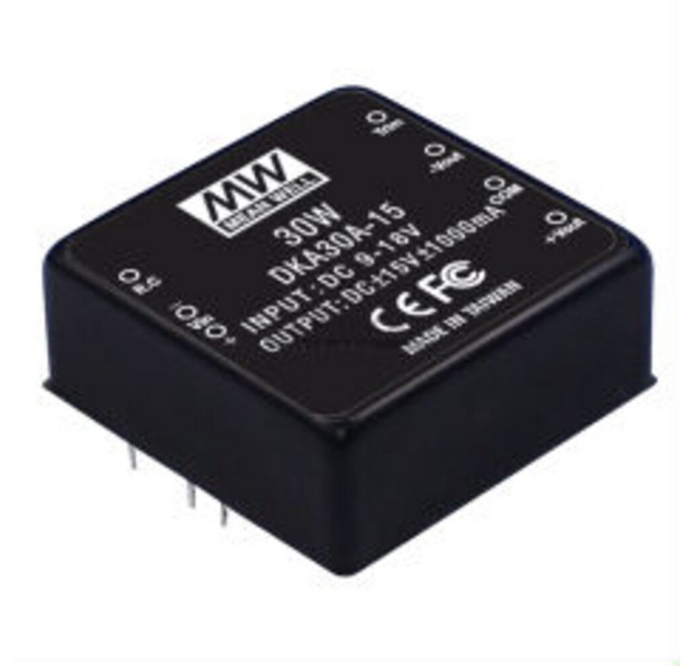 MeanWell Wechselrichter "DKA30C-05" 5V, 25W, Niedervolt, L50,8xH21xB50cm MeanWell Wechselrichter "DKA30C-05" 5V, 25W, Niedervolt, L50,8xH21xB50cm von MeanWell