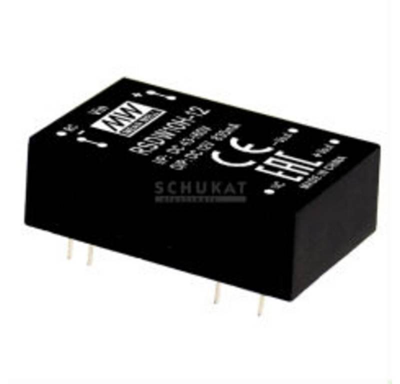 MeanWell Wechselrichter "RDDW10H-15" 15V, 10W, Niedervolt, L31,8xH12,7xB20cm von MeanWell