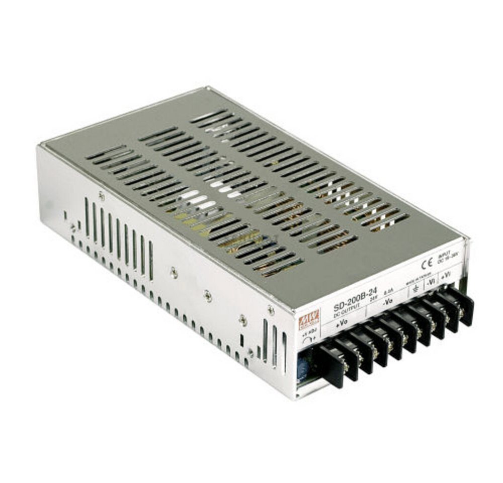 MeanWell Wechselrichter "SD-200B-48" 48V, 201W, Hochvolt, L215xH50xB110cm MeanWell Wechselrichter "SD-200B-48" 48V, 201W, Hochvolt, L215xH50xB110cm von MeanWell