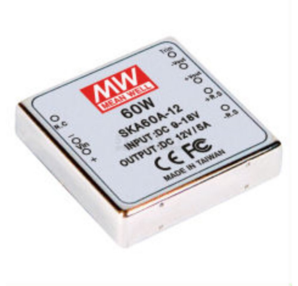 MeanWell Wechselrichter "SKA60C-12" 12V, 60W, Niedervolt, L50,8xH11xB50cm MeanWell Wechselrichter "SKA60C-12" 12V, 60W, Niedervolt, L50,8xH11xB50cm von MeanWell