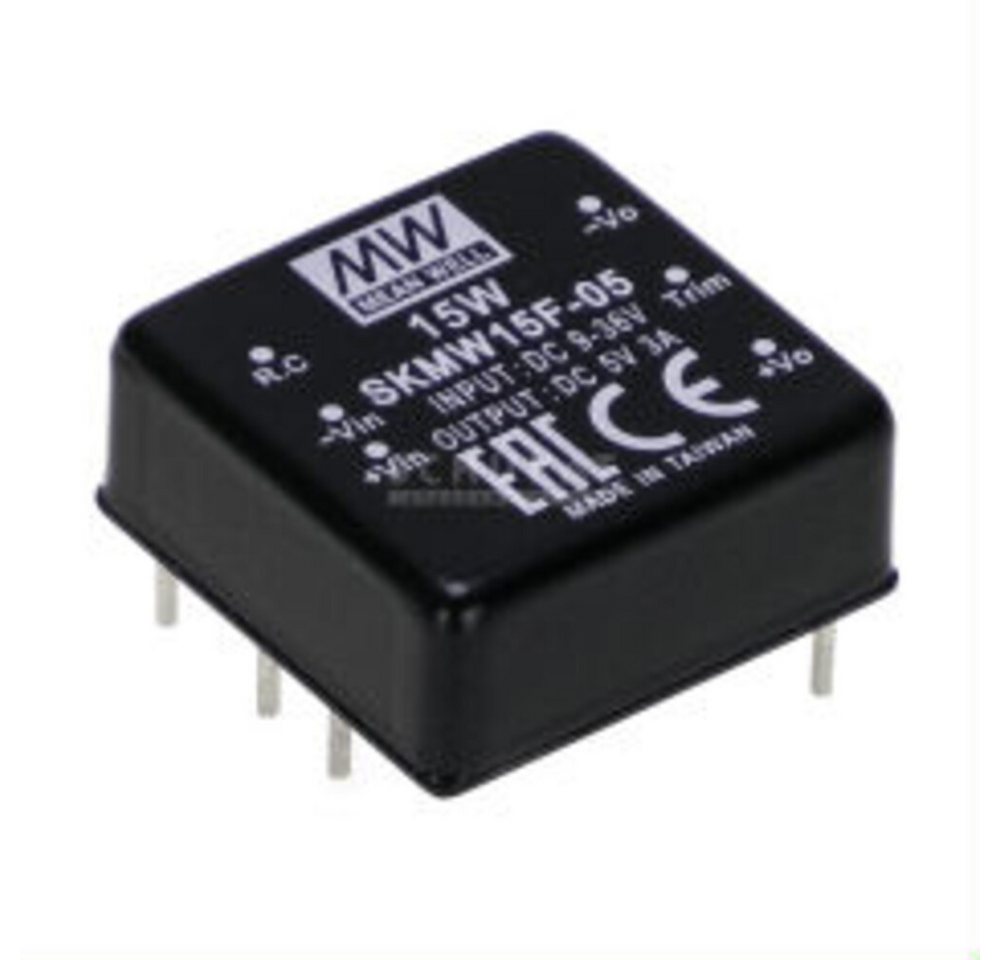 MeanWell Wechselrichter "SKMW15F-15" 15V, 15W, Niedervolt, L25,4xH10,2xB20cm MeanWell Wechselrichter "SKMW15F-15" 15V, 15W, Niedervolt, L25,4xH10,2xB20cm von MeanWell
