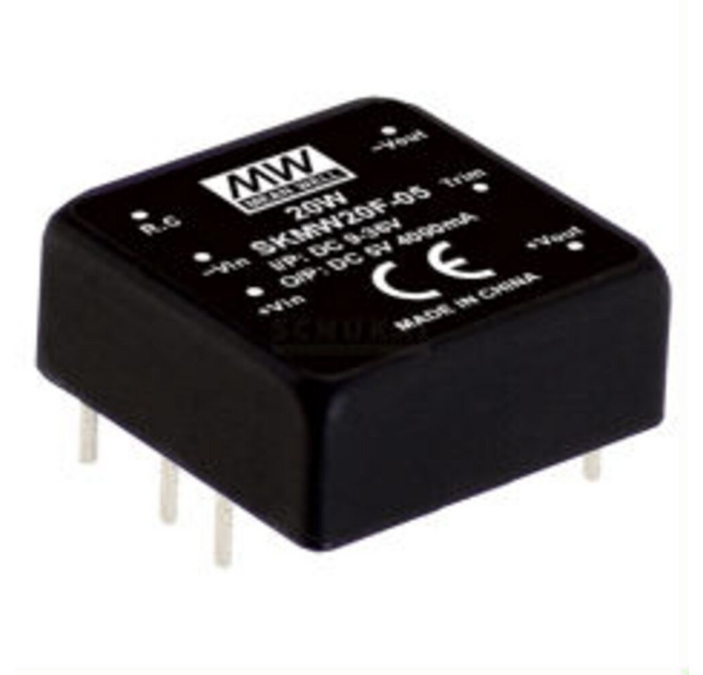 MeanWell Wechselrichter "SKMW20F-05" 5V, 20W, Niedervolt, L25,4xH10,2xB20cm MeanWell Wechselrichter "SKMW20F-05" 5V, 20W, Niedervolt, L25,4xH10,2xB20cm von MeanWell