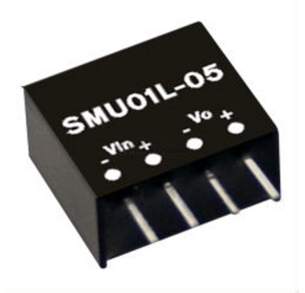 MeanWell Wechselrichter "SMU01L-05" 5V, 1W, Niedervolt MeanWell Wechselrichter "SMU01L-05" 5V, 1W, Niedervolt von MeanWell