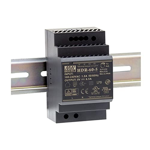 Meanwell Din-Rail-Netzteil 60W 15V 4A; MeanWell HDR-60-15; Plattenmontage von MeanWell