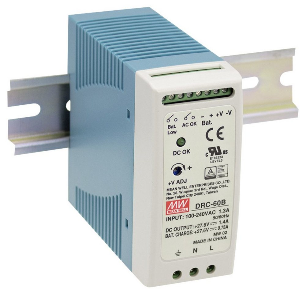 MeanWell Mean Well DRC-40B Hutschienen-Netzteil (DIN-Rail) 27.6 V/DC 0.95 A 40 Hutschienen-Netzteil von Meanwell