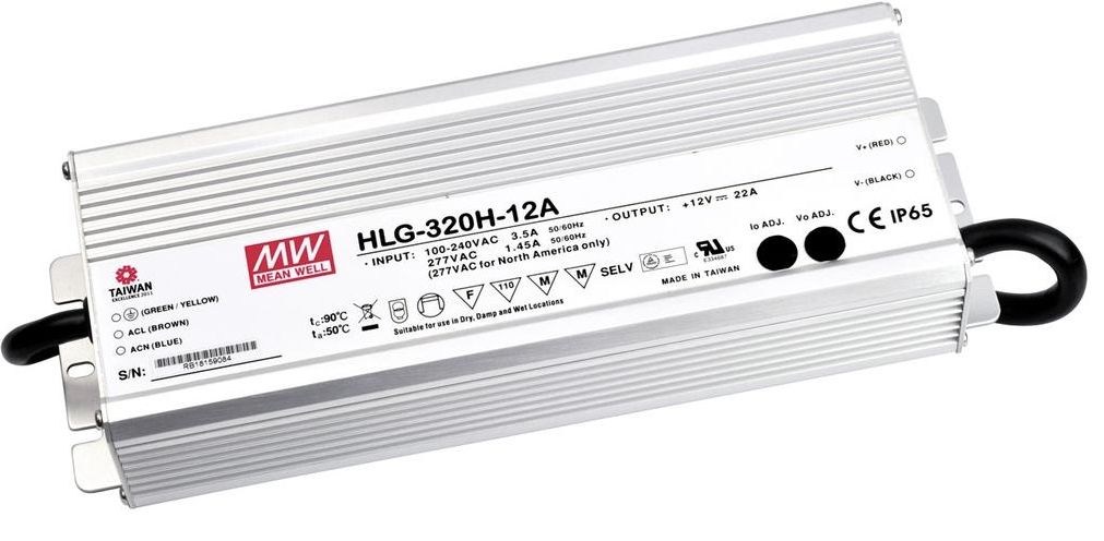 Meanwell HLG-320-24 312 Watt 24V DC Schaltnetzteil Meanwell HLG-320-24 312 Watt 24V DC Schaltnetzteil von Meanwell
