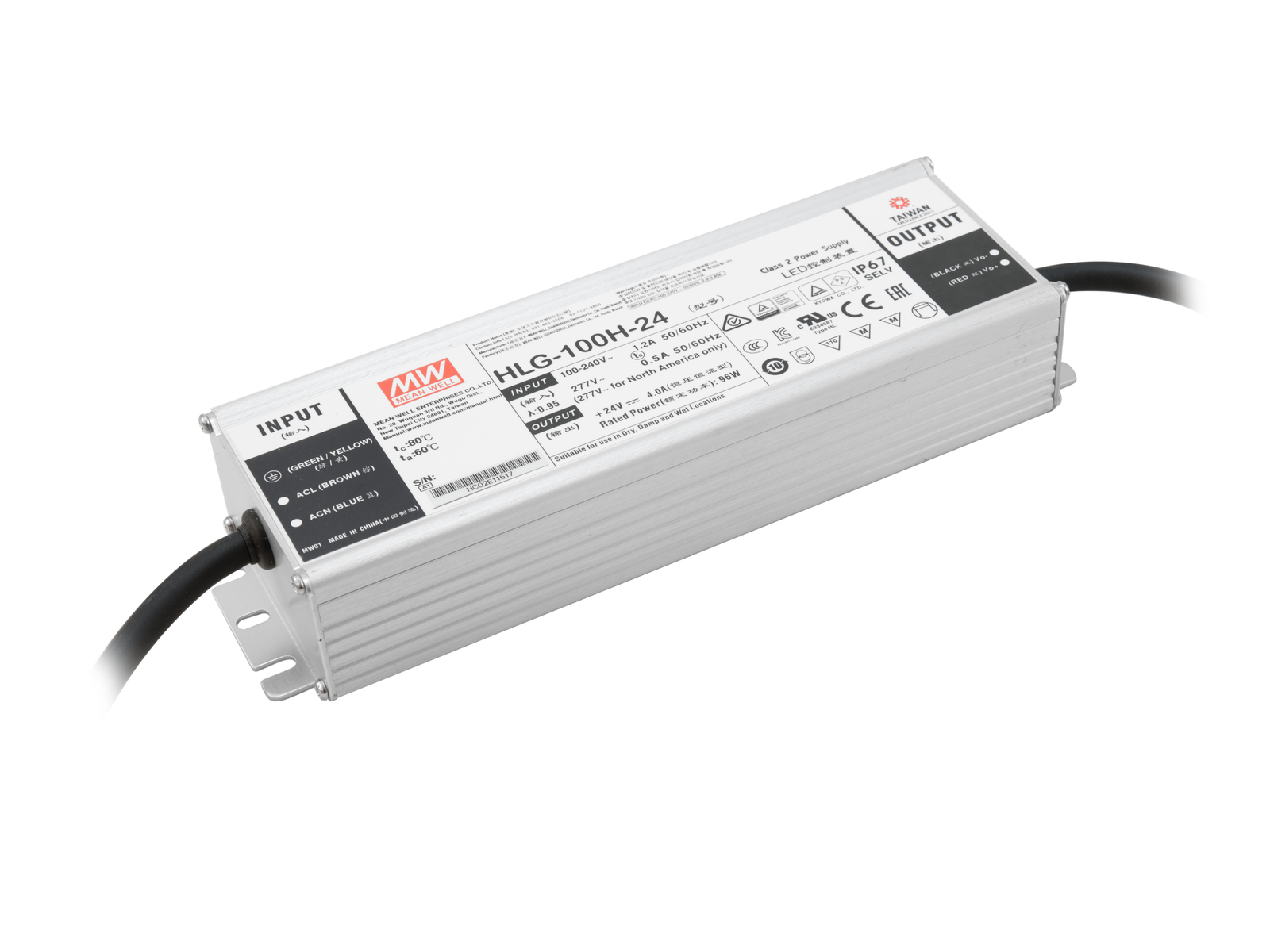 Meanwell LED-Netzteil 192W / 12V IP67 Meanwell LED-Netzteil 192W / 12V IP67 von Meanwell