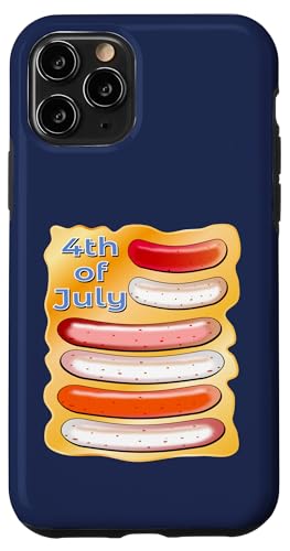 USA AMERIKA BRATWURST BBQ WÜRSTCHEN GRILLEN Hülle für iPhone 11 Pro von Meat Veggie BBQ Sizzle Through Grill Seasons